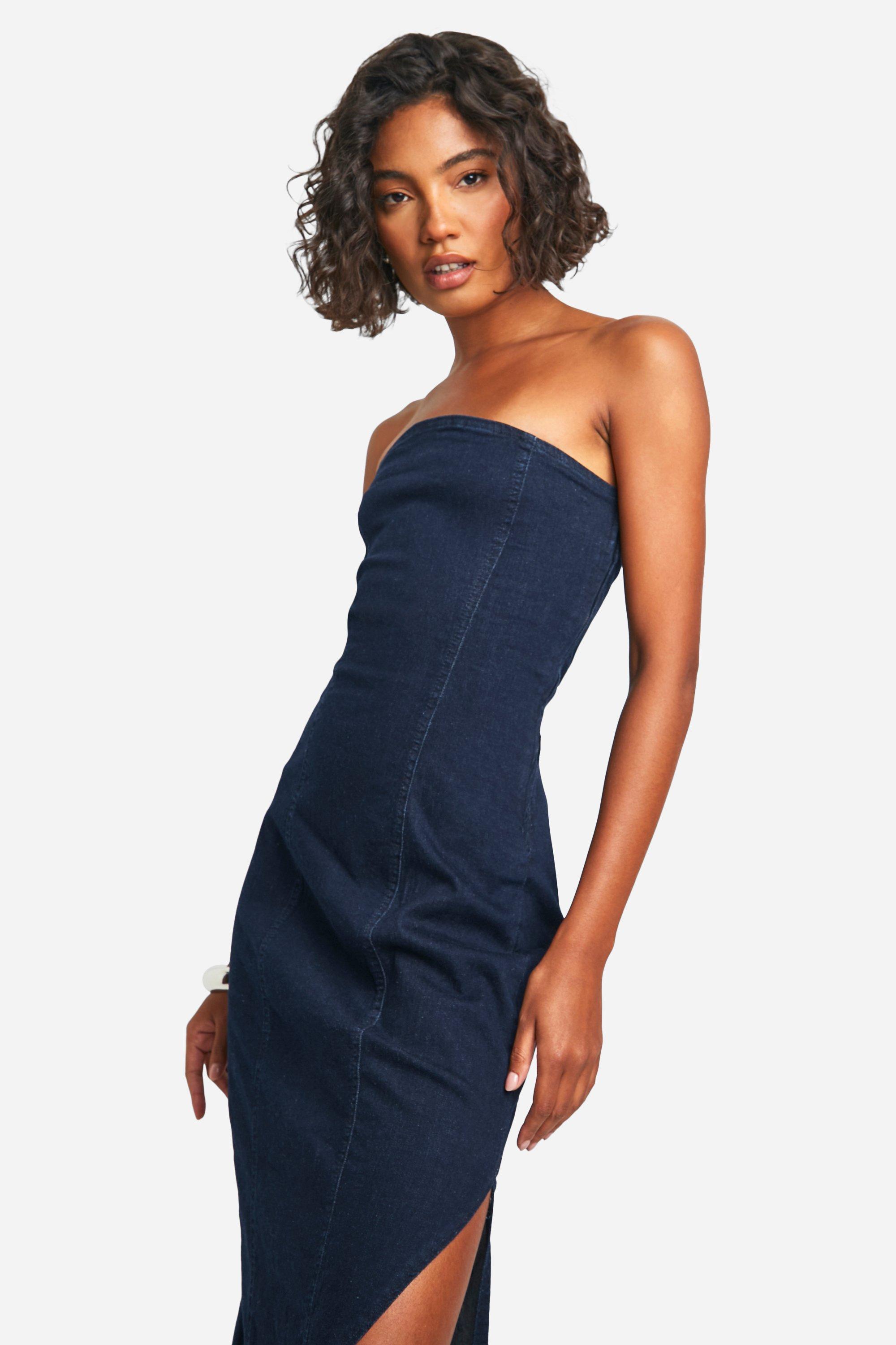 Robe longue echancree jambe top